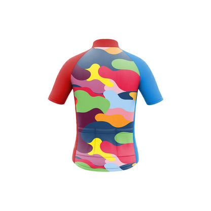 Completo da ciclismo da bambino a maniche corte Happy Palette