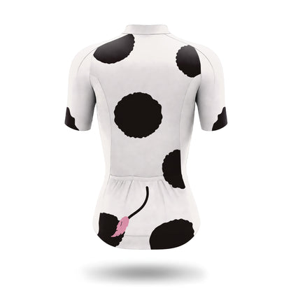 Completo da ciclismo da donna a maniche corte Cow Cycling