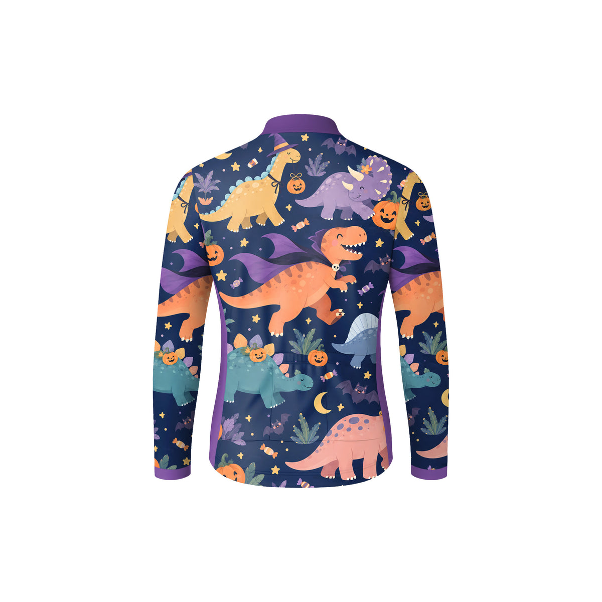 Halloween Dinosaur Kid's Long Sleeve Cycling Kit