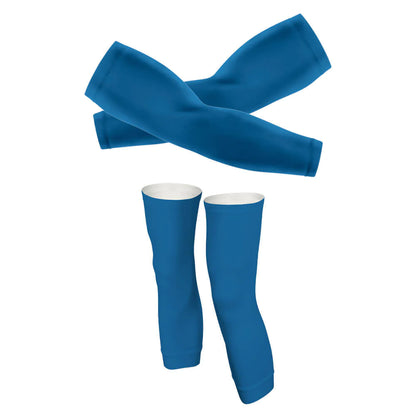 Blue Arm And Leg Sleeves