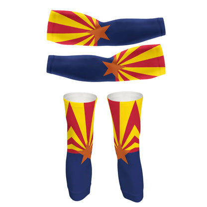 Arizona Flag Arm And Leg Sleeves