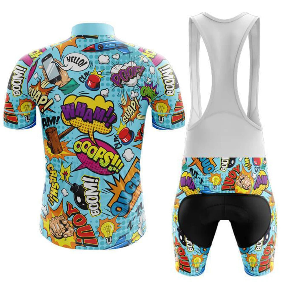 Comic Association Men's Short Sleeve Cycling Kit | Rsscsports