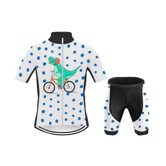 Riding Dinosaur Kid's Cycling Kit