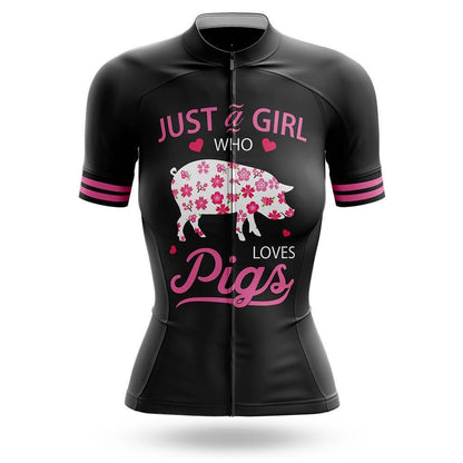 Love Pigs Women's Short Sleeve Cycling Kit