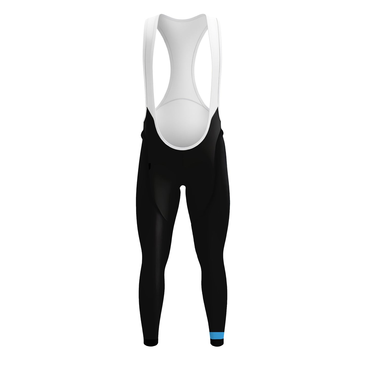 Blue White Lines Men's Long Sleeve Cycling Kit