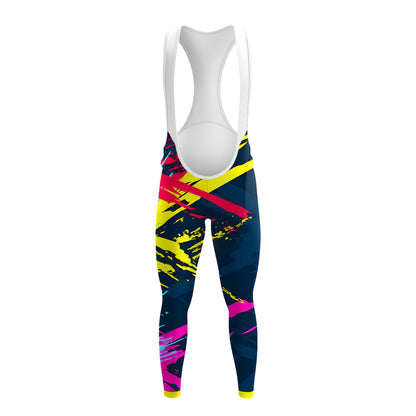 Colorful Abstract Movement Women's Long Sleeve Cycling Kit