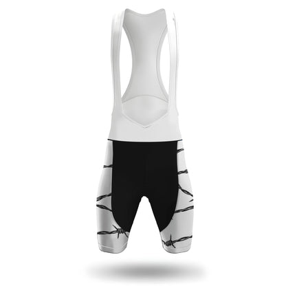 Kurzarm-Radtrikot für Herren „Belgian Surrealismus“