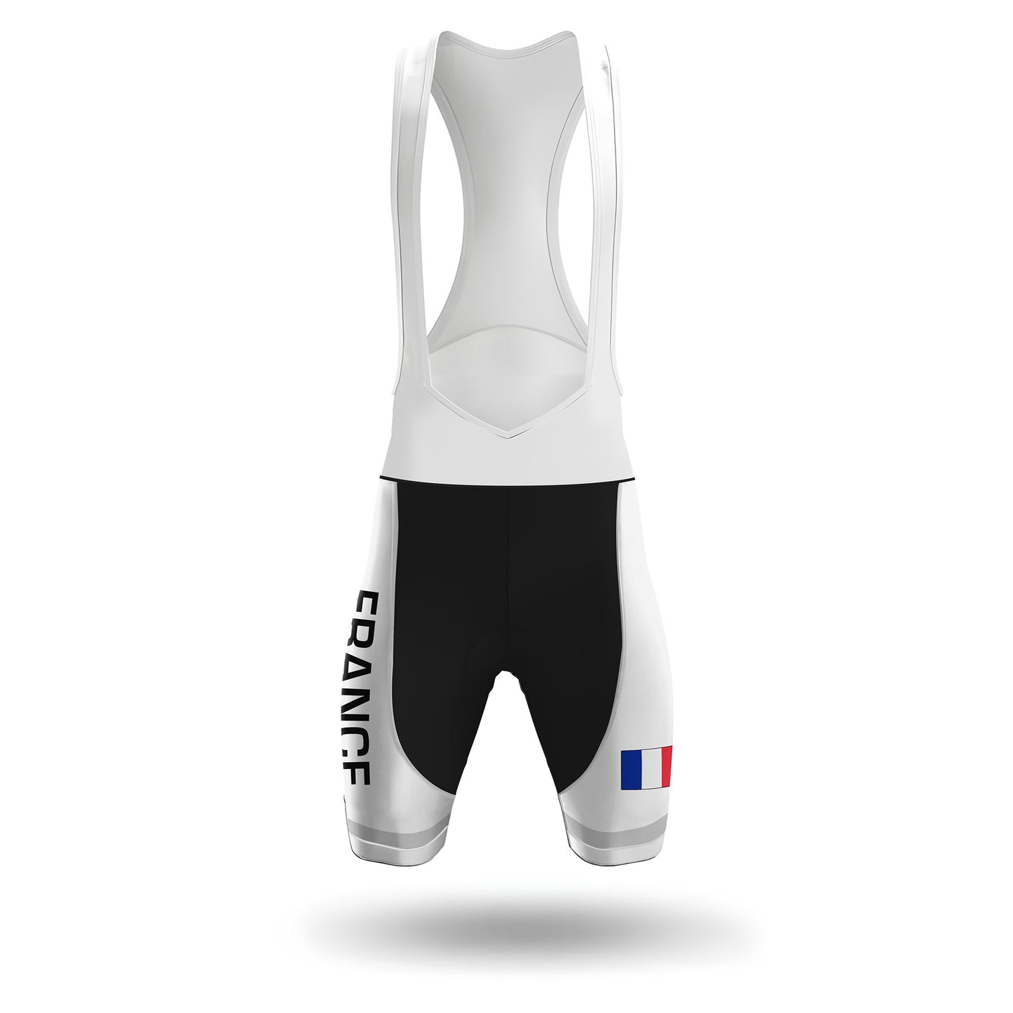 France White Men's Short Sleeve Cycling Kit