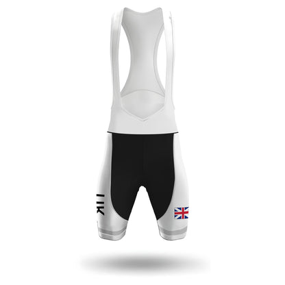 UK White Men's Short Sleeve Cycling Kit