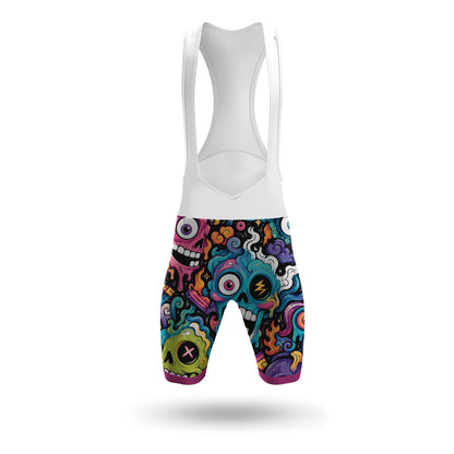 Alien Creatures Multicolor Women's Short Sleeve Cycling Kit