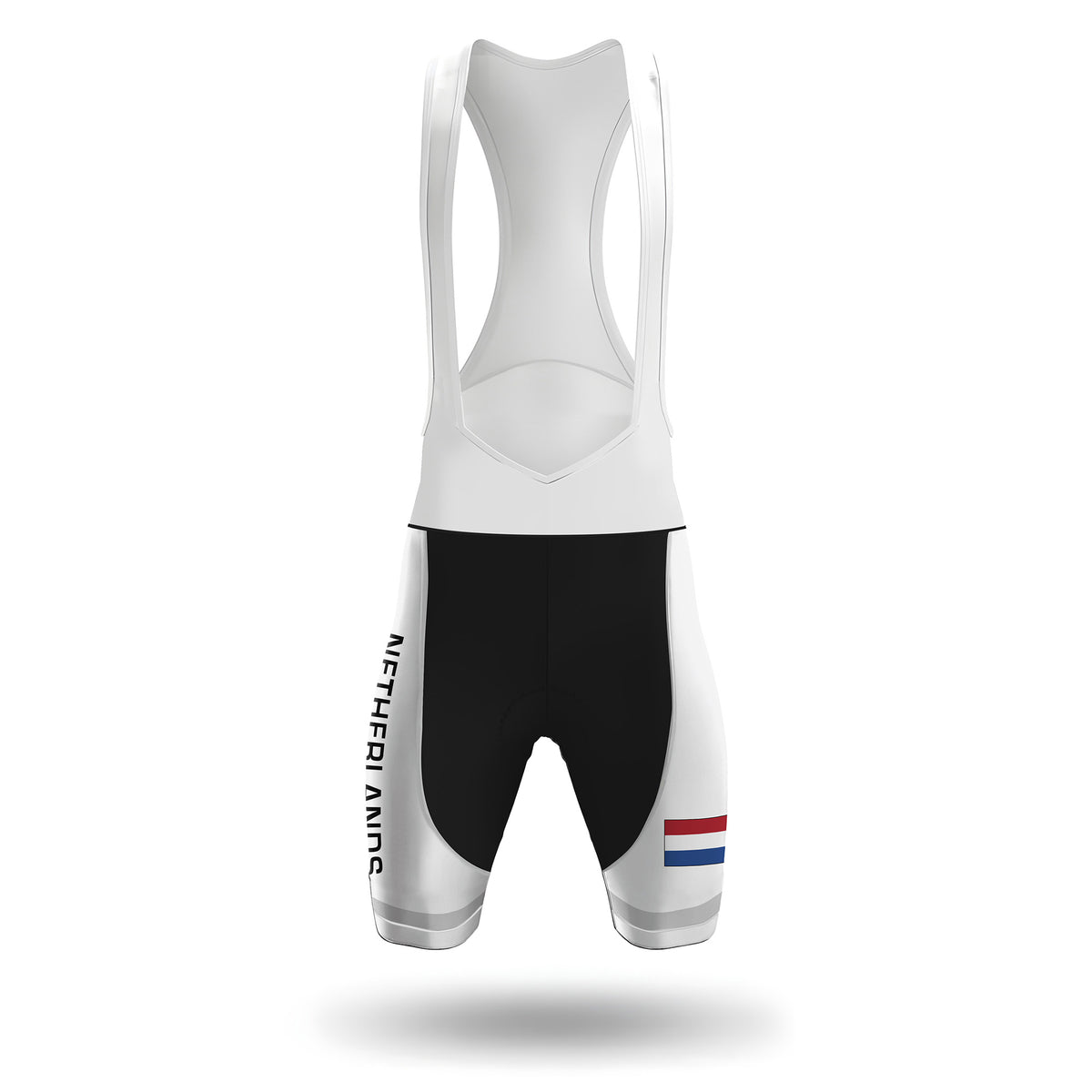 Netherlands White Men's Short Sleeve Cycling Kit