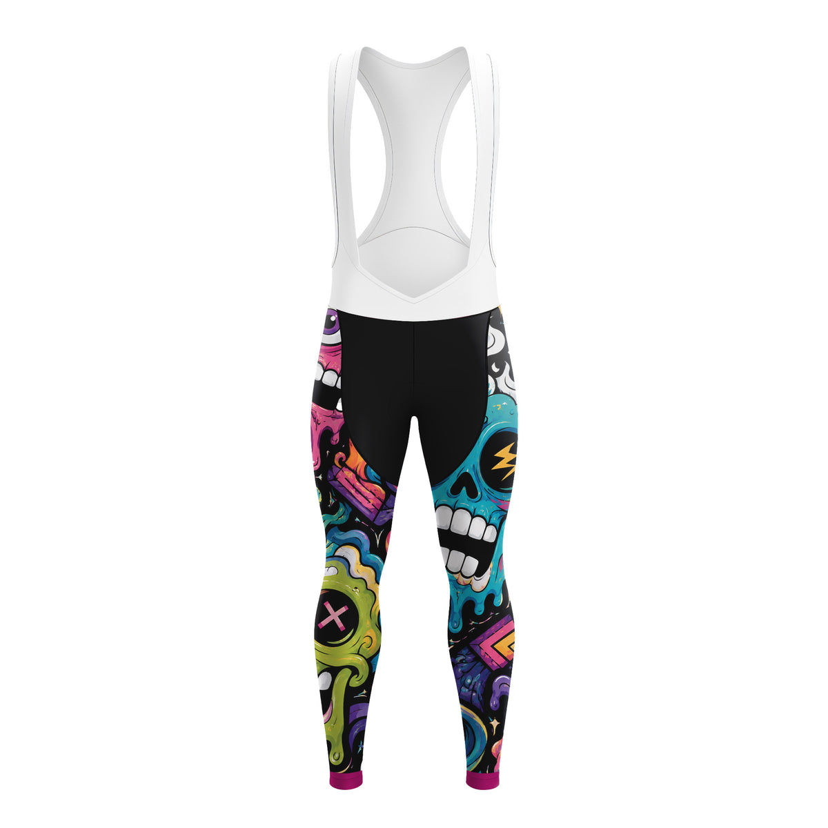 Kit de ciclismo de manga larga multicolor para hombre Criaturas alienígenas
