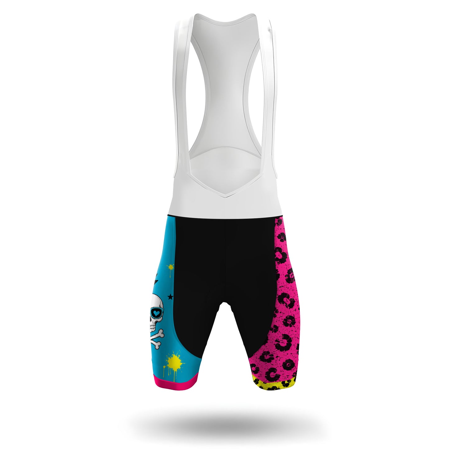 Neon Punk Skull Women's Short Sleeve Cycling Kit