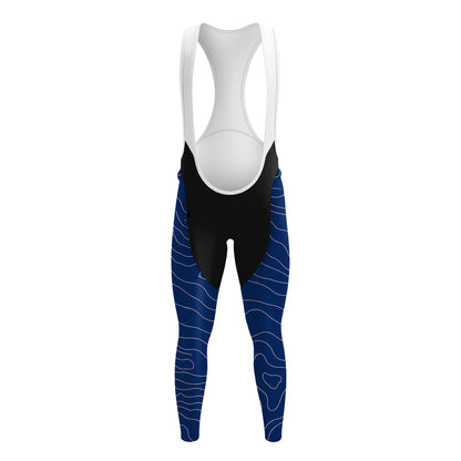 Navy Men's Long Sleeve Cycling Kit