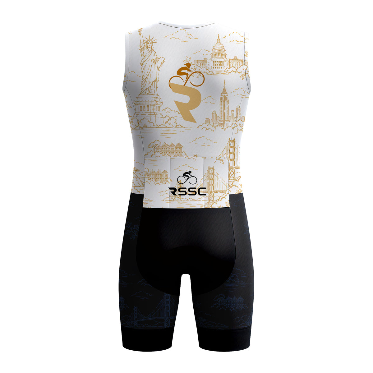 World Imprint — USA Men's Sleeveless Triathlon Suit