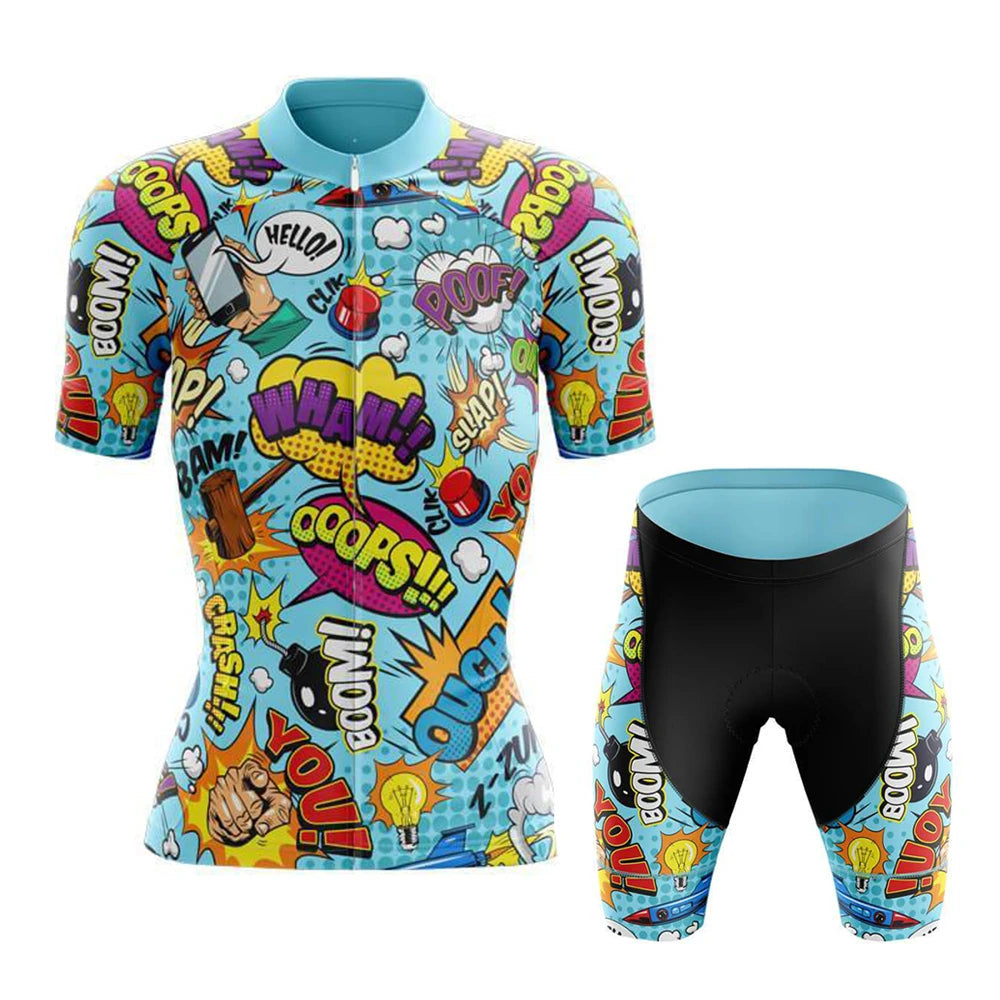 Comic Association Women's Short Sleeve Cycling Kit