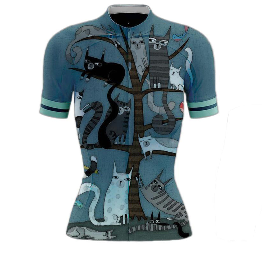 Cat Casual Women's Short Sleeve Cycling Kit | Rsscsports