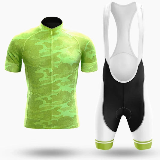 Camo Geometry Men's Short Sleeve Cycling Kit | Rsscsports