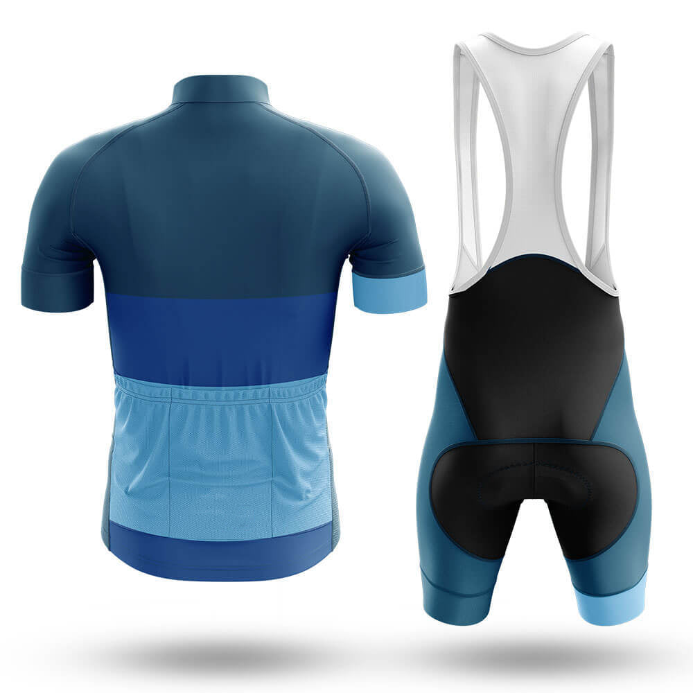 Simple Blue Men's Short/Long Sleeve Cycling Kit | Rsscsports