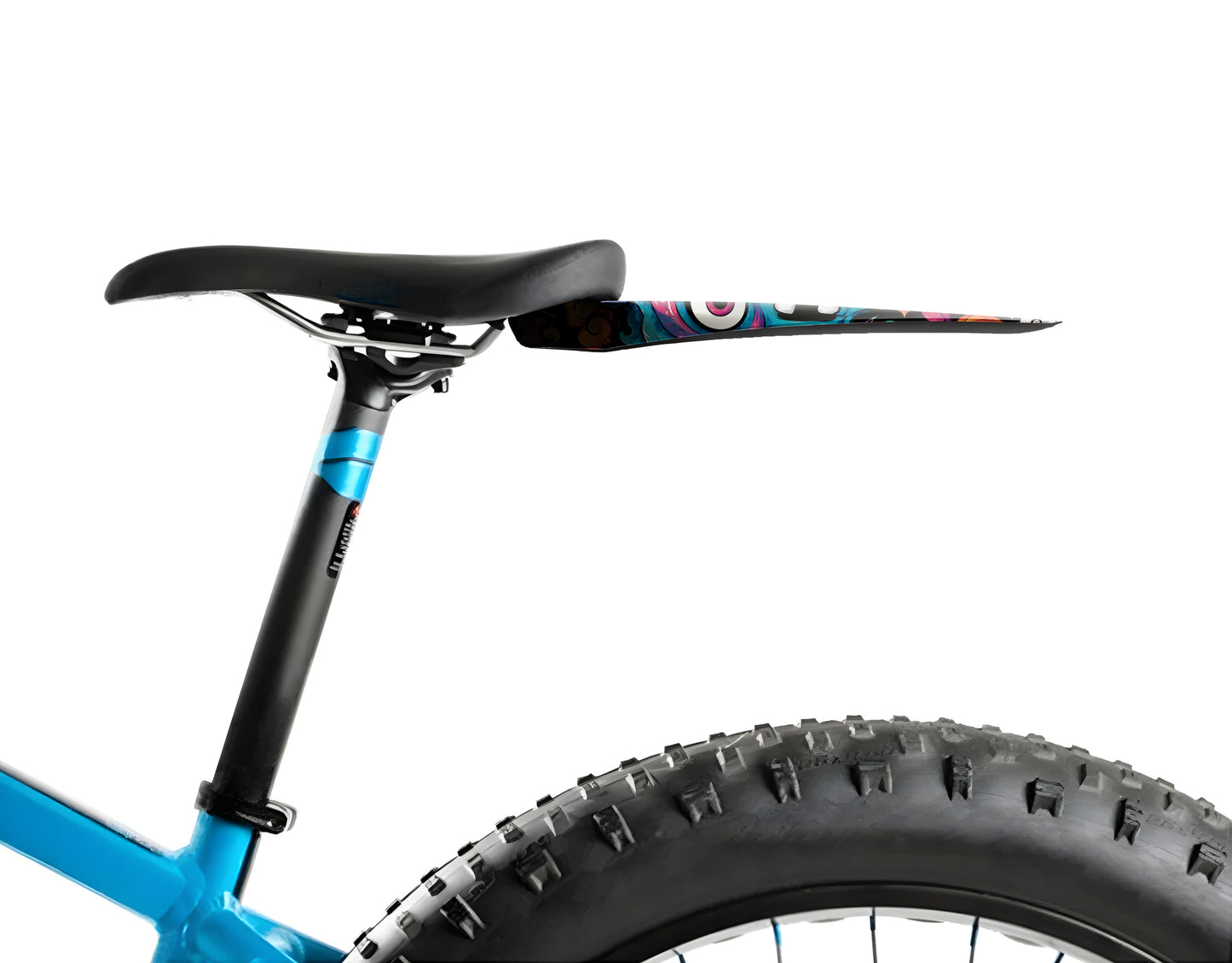 Alien Creatures Multicolor Bicycle Saddle Mudguard