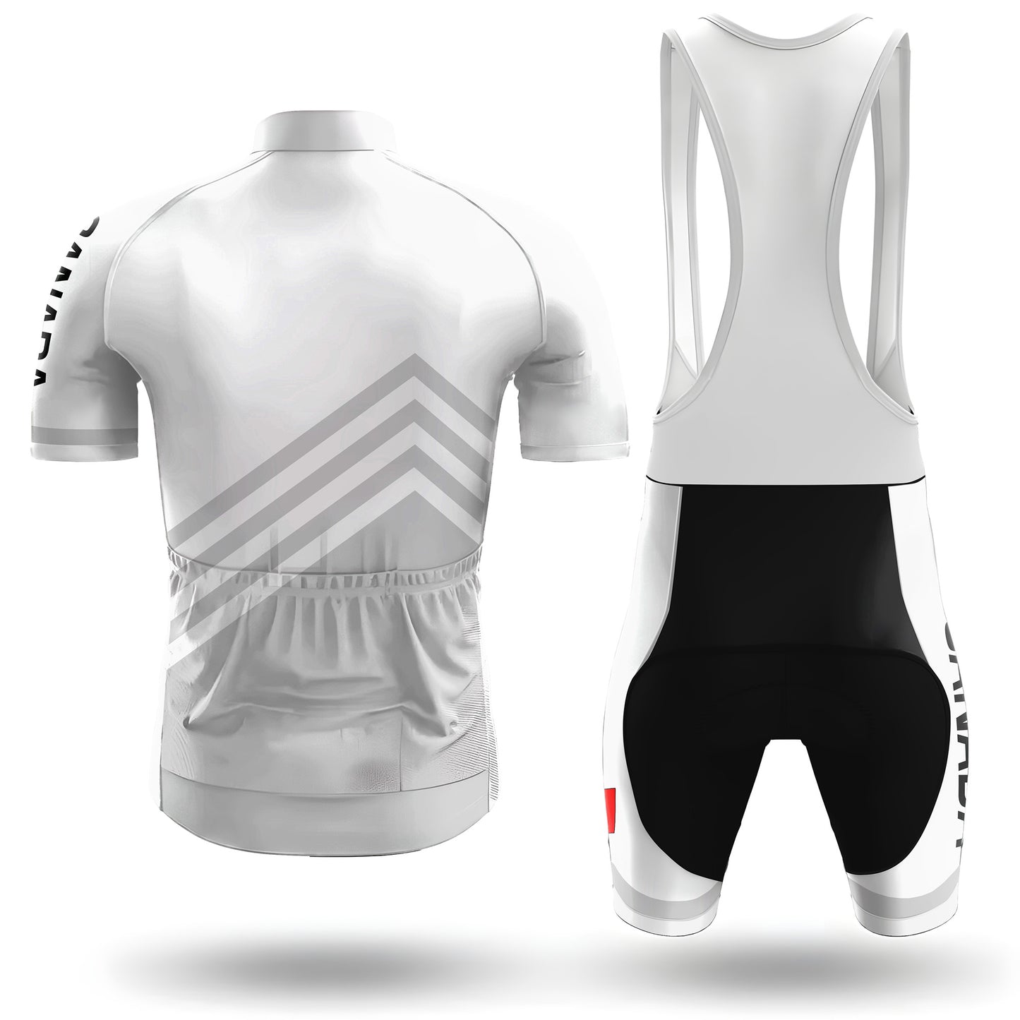 Canada White Men's Short Sleeve Cycling Kit