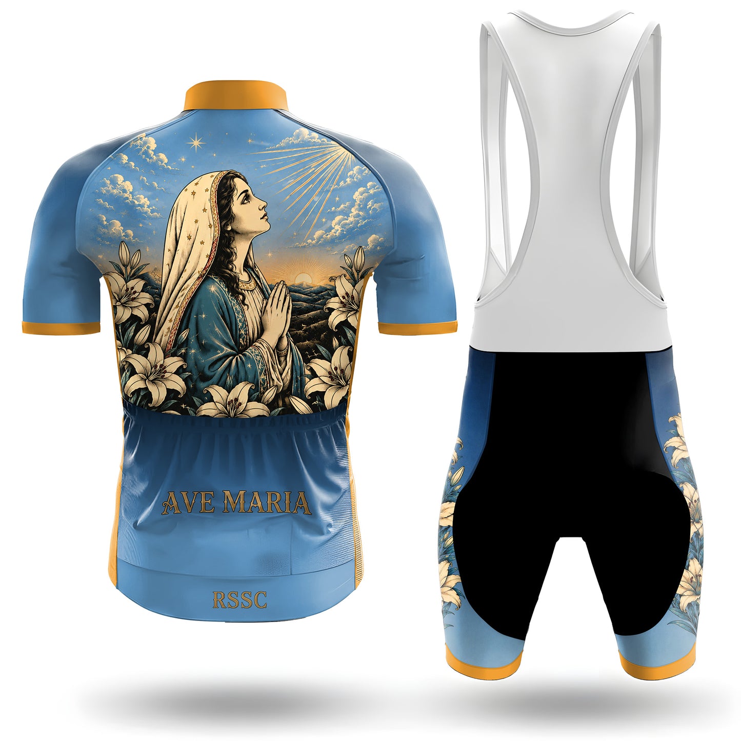 Ave Maria Men's Short Sleeve Cycling Kit