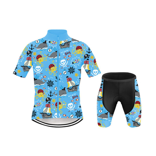 Happy Ocean Kid's Cycling Kit