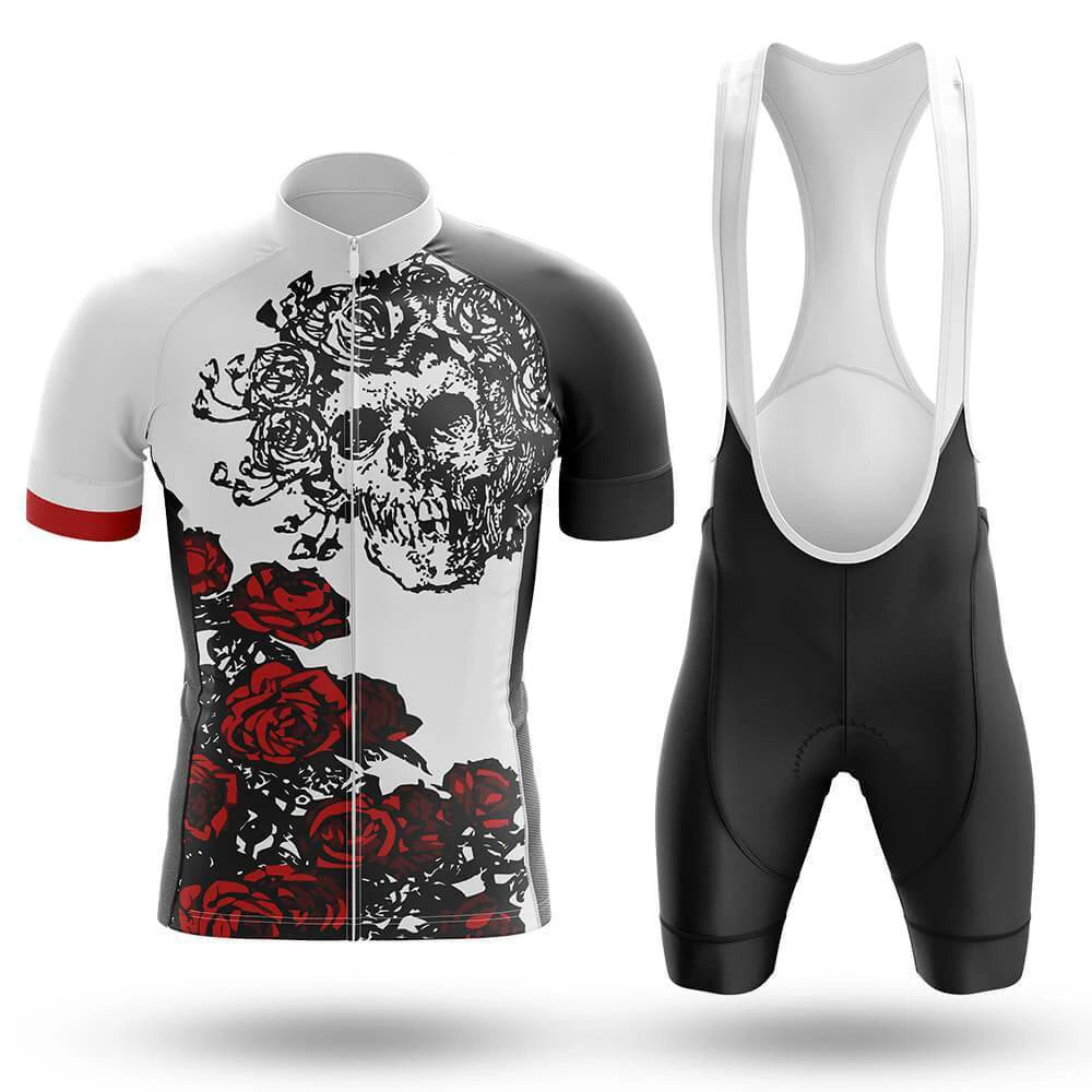 Skull Roses Men's Short Sleeve Cycling Kit | Rsscsports