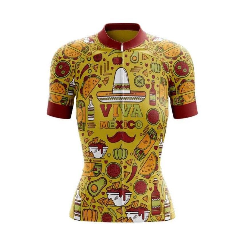 Viva Mexico Comic Women's Short Sleeve Cycling Kit | Rsscsports