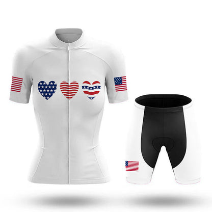 Love USA Women's Cycling Kit | Rsscsports