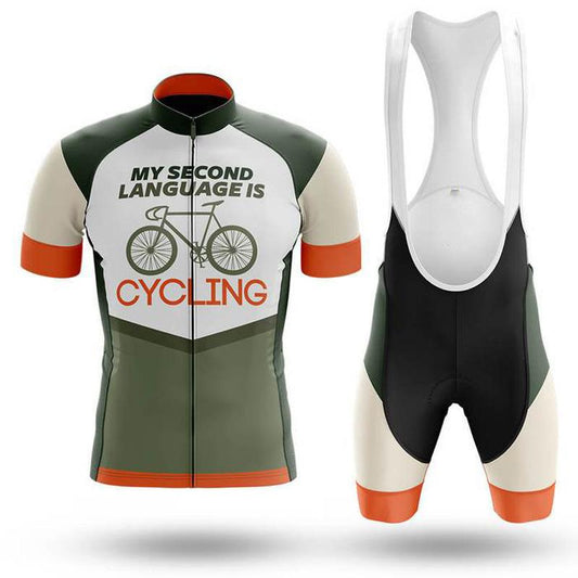 My Second Language Is Cycling Men's Short Sleeve Cycling Kit | Rsscsports