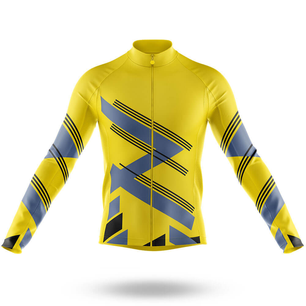 Yellow Grey Men's Cycling Kit | Rsscsports