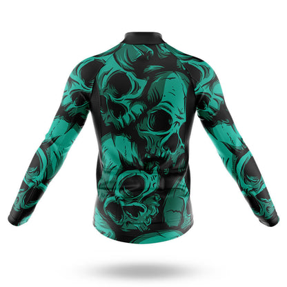 Green Skulls Men's Cycling Kit | Rsscsports