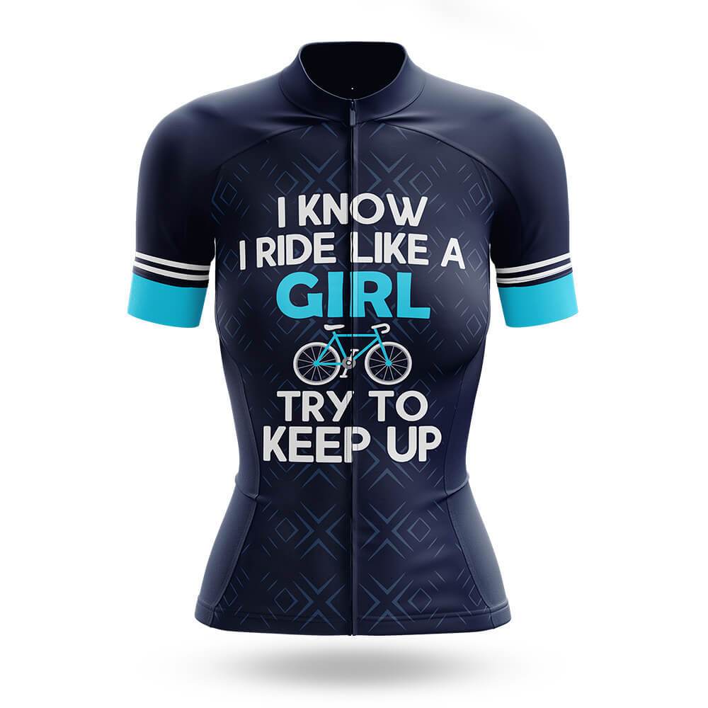 Like A Girl Women's Short Sleeve Cycling Kit