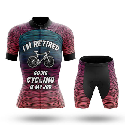 Cycling Is My Job V3 Women's Short Sleeve Cycling Kit | Rsscsports