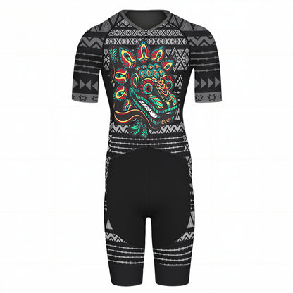 Mexican Quetzalcoatl Men's Triathlon Suit