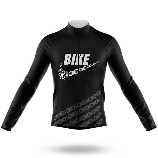 Maillot de cyclisme à manches longues pour homme