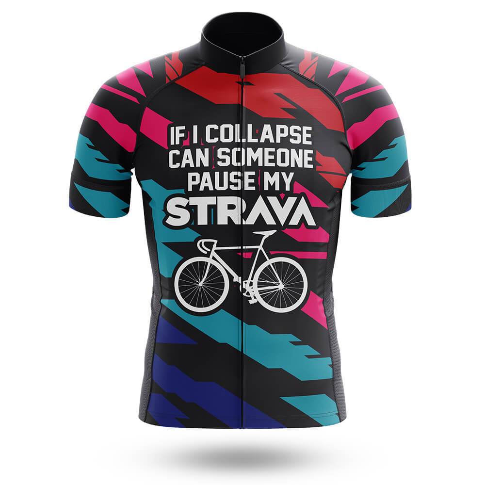 Pause My Strava Men's Short Sleeve Cycling Kit | Rsscsports