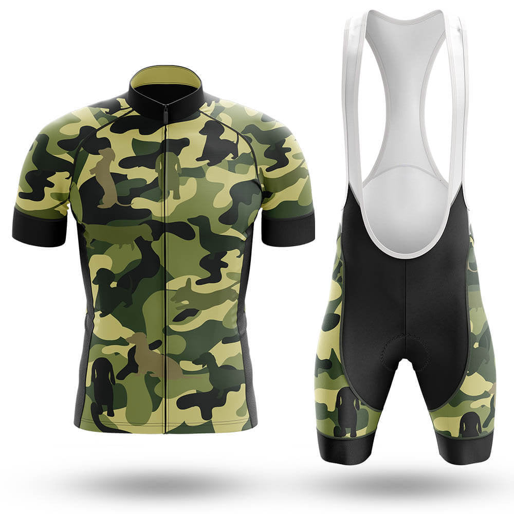 Camo Dachshund Men's Short Sleeve Cycling Kit | Rsscsports