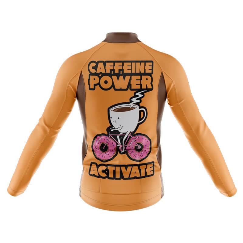 Caffeine Power Activate Men's Long Sleeve Cycling Jersey