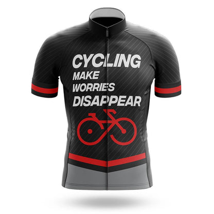 Worries Disappear Men's Short Sleeve Cycling Kit | Rsscsports