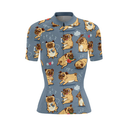 Cutest Pugs Women's Cycling Kit | Rsscsports