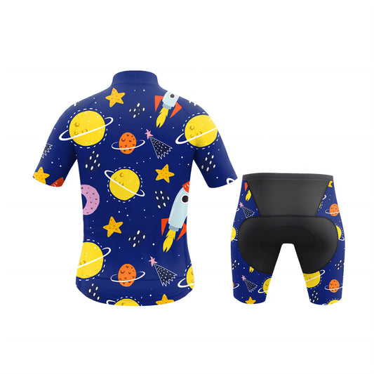 Conjunto de ciclismo de manga corta para niño Rocket