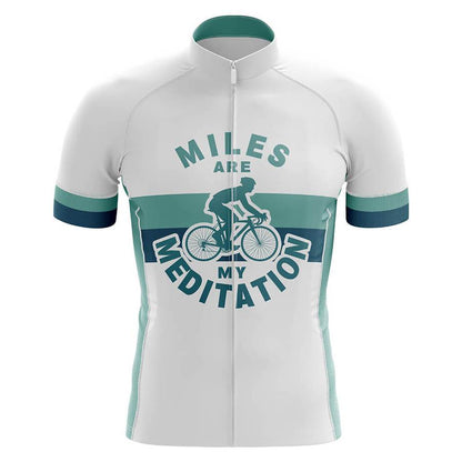 Miles Are Meditation Men's Short Sleeve Cycling Kit | Rsscsports