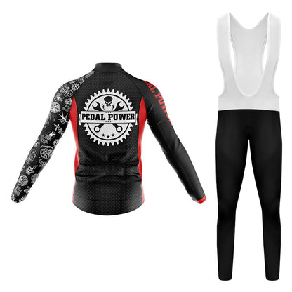 Pedal Power Men's Long Sleeve Cycling Kit