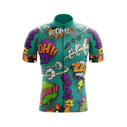 Funny Comic Men's Short Sleeve Cycling Kit | Rsscsports