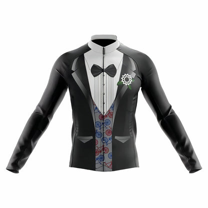 Tuxedo Men's Long Sleeve Cycling Kit