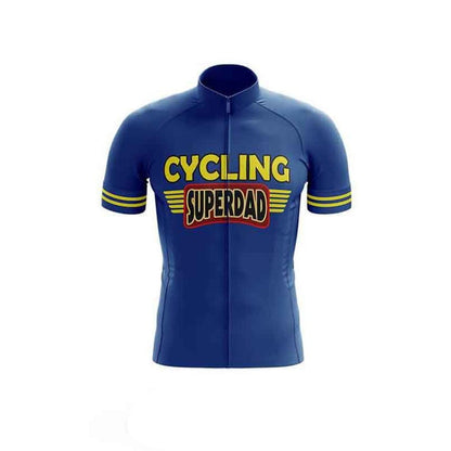 Cycling Super Dad Men's Short Sleeve Cycling Kit | Rsscsports