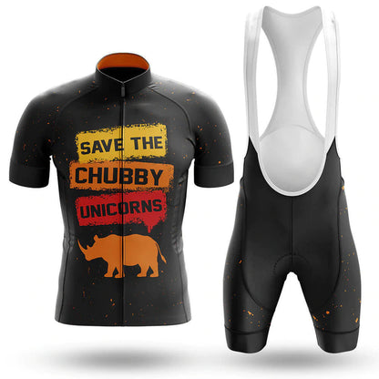 Save The Chubby Unicorns Men's Short Sleeve Cycling Kit | Rsscsports