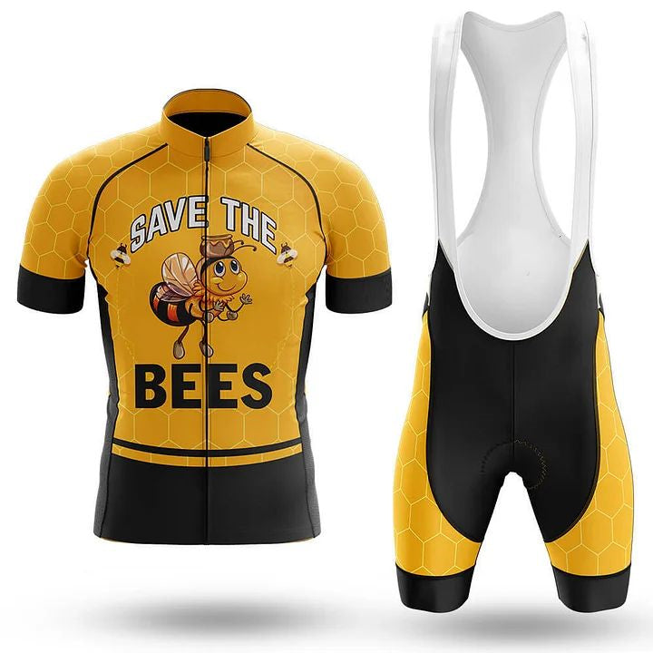 Save The Bees Men's Short Sleeve Cycling Kit | Rsscsports